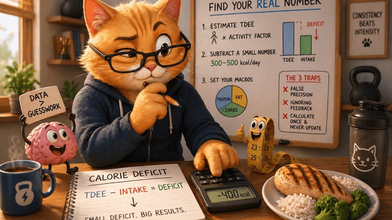 Calorie deficit calculator: how to find your real number